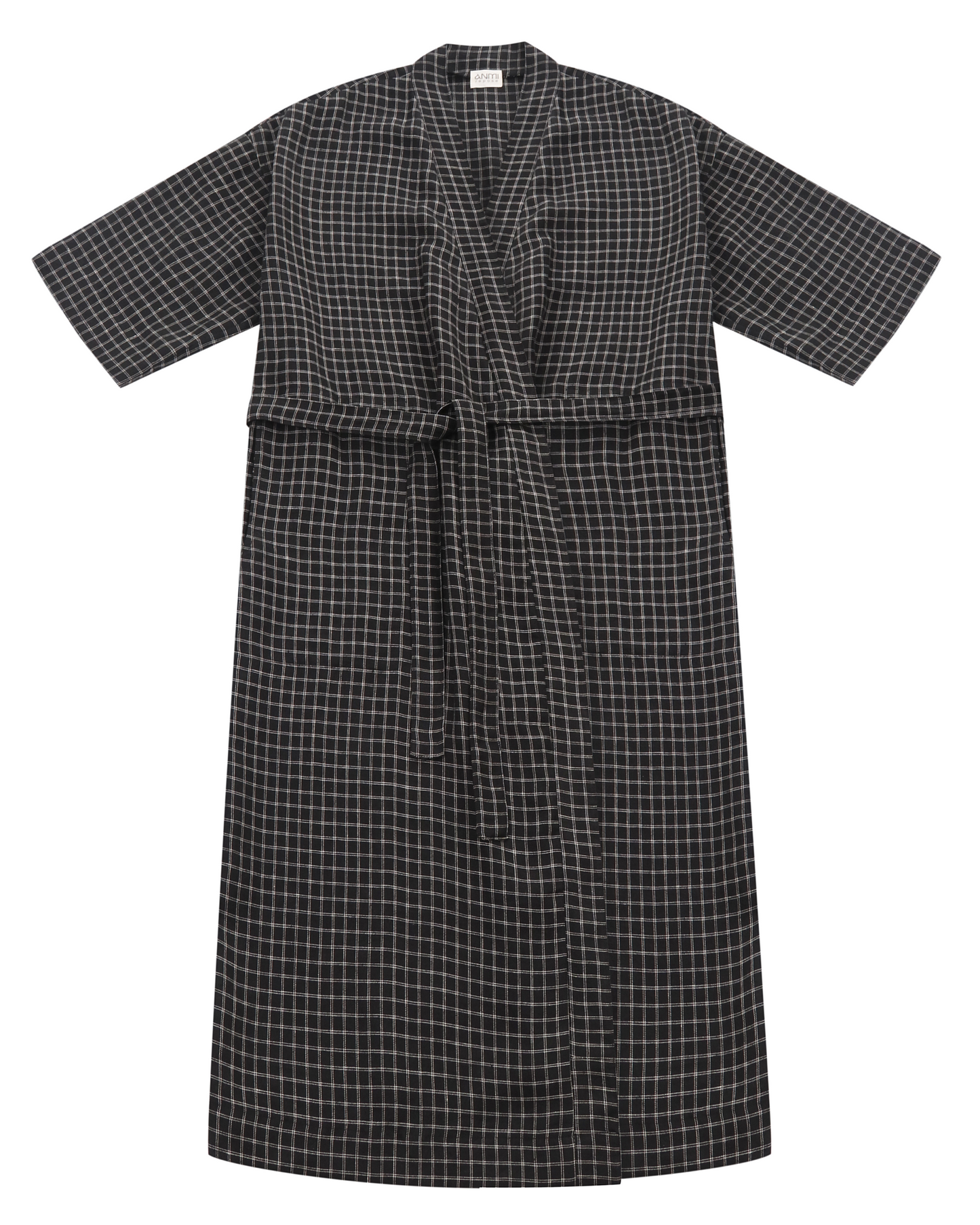 Unisex linen robe